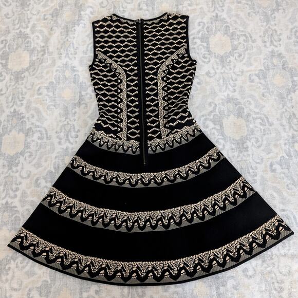 BCBGMaxAzria Wilma Dress in Black Combo Size XXS - Picture 8 of 13